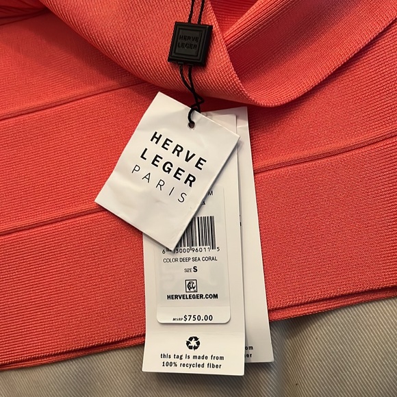 New Authentic Herve Leger one shoulder dress Small - Picture 4 of 7